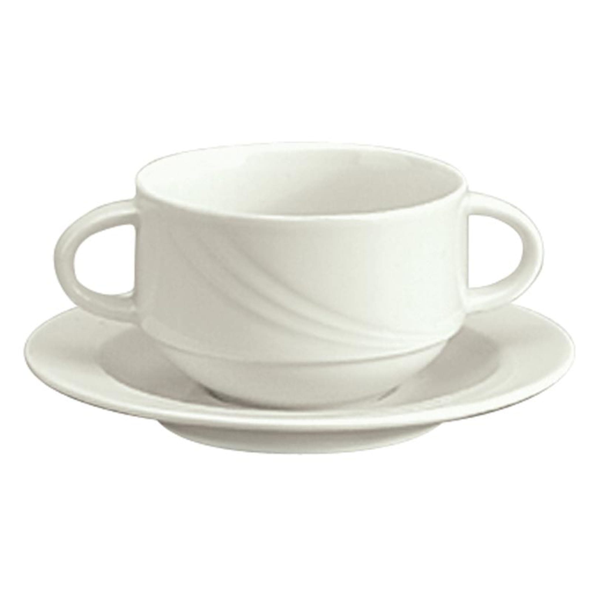 3 7/8" Donna Two - Handled Soup Cup, 9.5 Oz