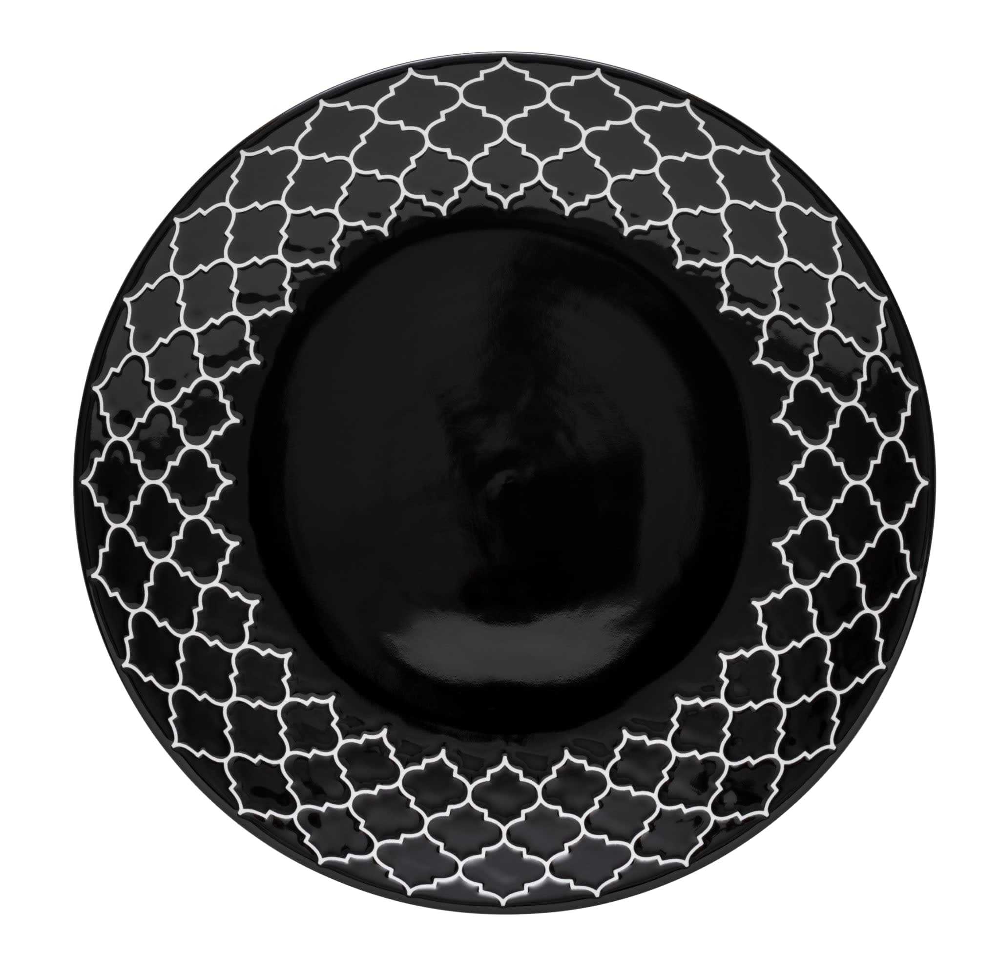 Samira 11 1/8" Plate - Black Combo