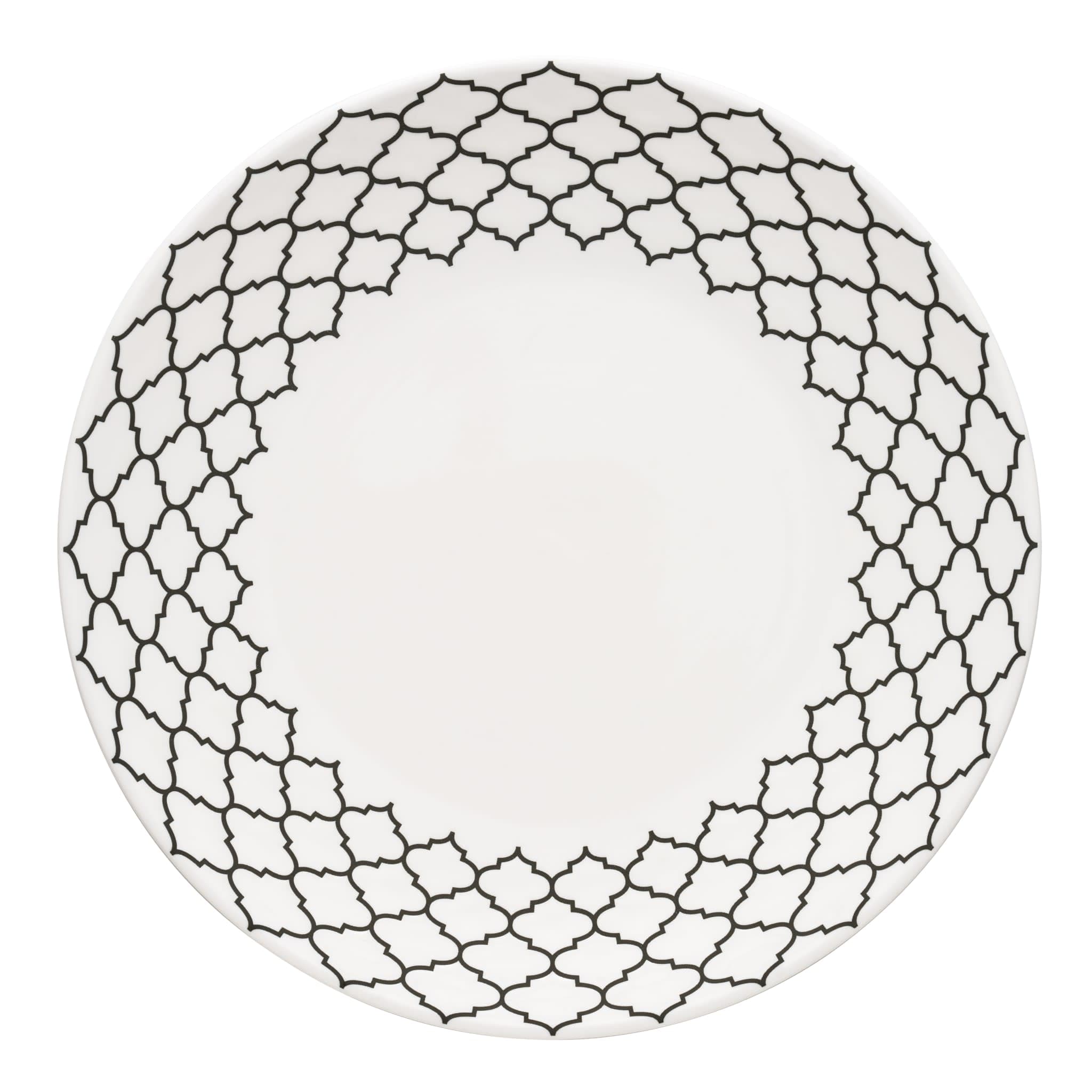 Samira 11 1/8" Plate - White Combo