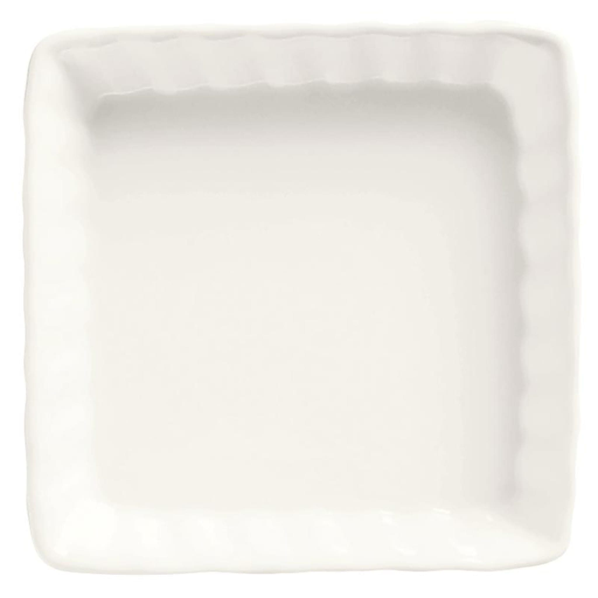 10 5/8" Bedrock Square Creme Brulee, 7 Oz