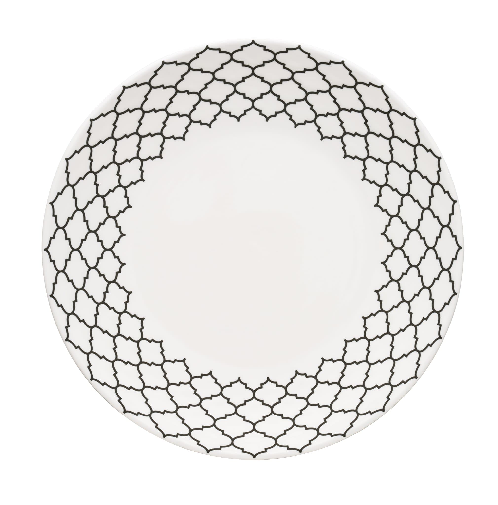 Samira 12 1/8" Plate - White Combo
